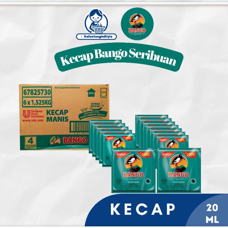 

Bango Kecap Manis 20 ml (Ecer Seribuan)