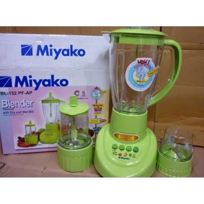 Blender Miyako 152 pf/penghancur makanan/penghancur es batu/blender miyako 3 tabung