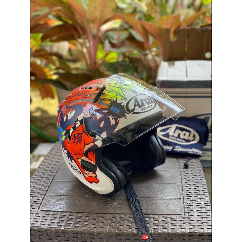Arai Ram 4 Russel White Doff (Rare) Not TSR/Scoot/Ahp