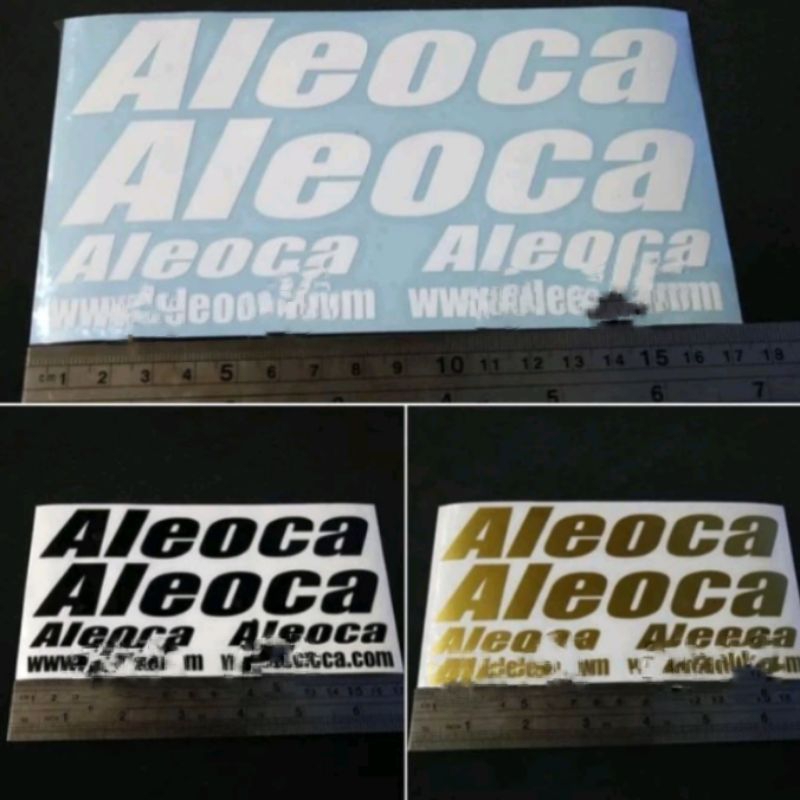 Cutting Stiker Sepeda Lipat Aleoca 20cm