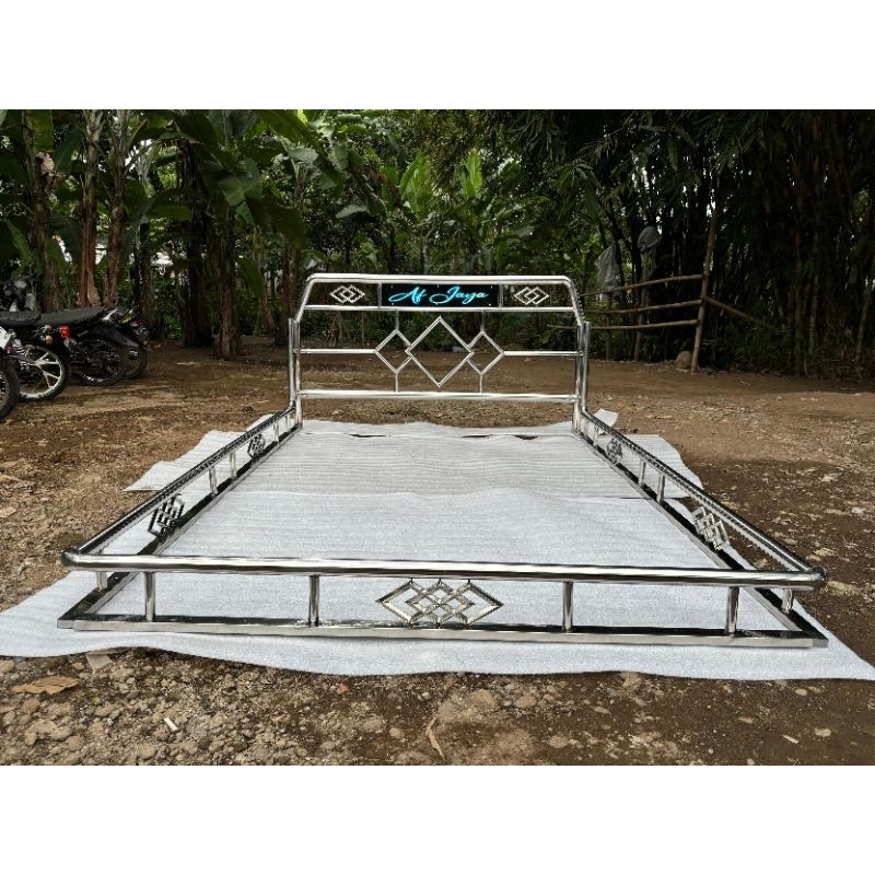 Rolbar atau portal untuk mobil pickup bahan full steinless (bisa request tulisan)
