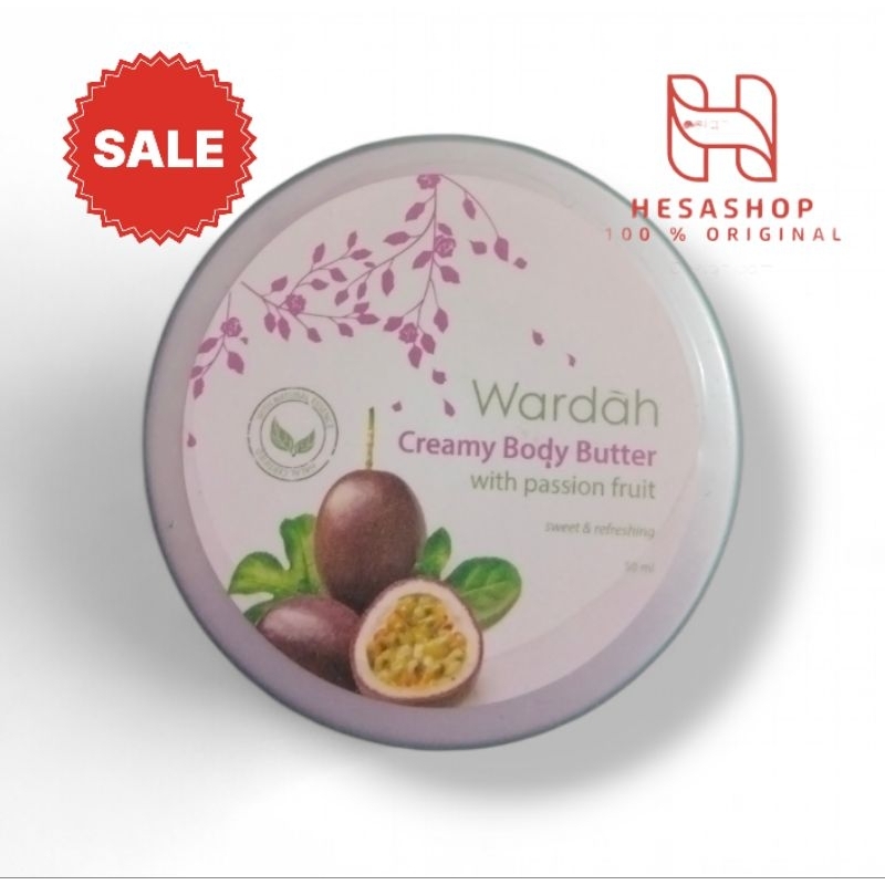 Wardah Creamy Body Butter 50 ML - With Passion Fruit