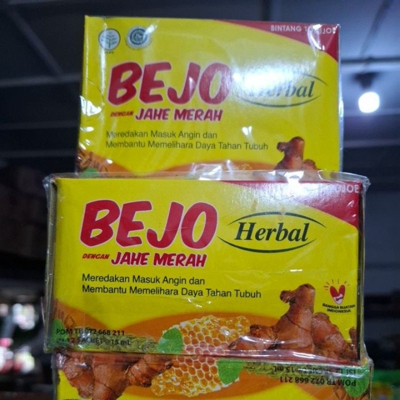 

Bejo Herbal dengan jahe merah