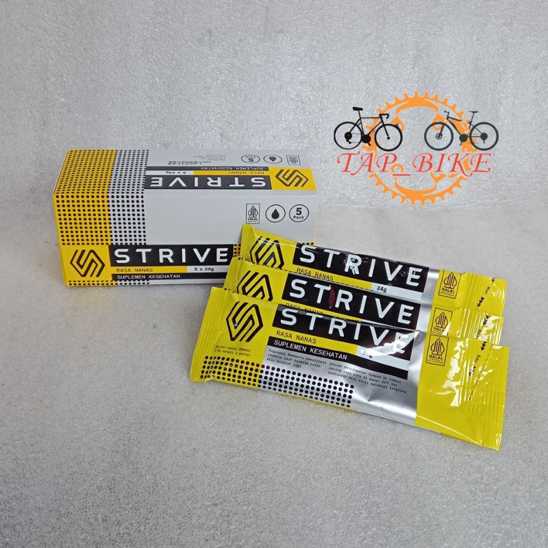 

Strive Energy Gel Nanas 24gram - Nutrisi Energy Drink Olahraga
