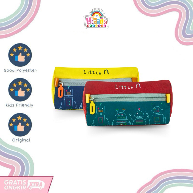 

LITTLE NEOSACK - TEMPAT PENSIL ANAK - PANSIL CASE ROBO CLUB LI10058