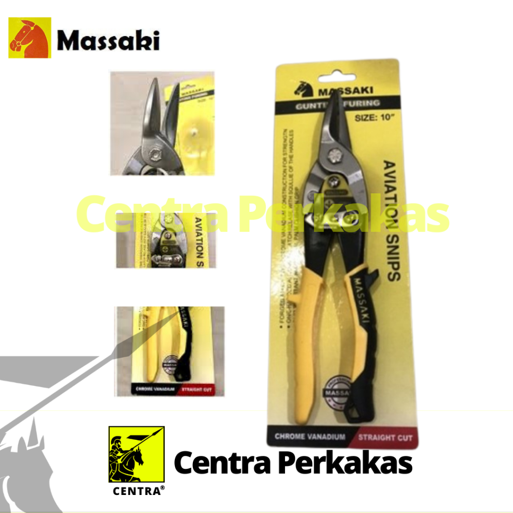

MASSAKI Gunting Holo 10" Lurus