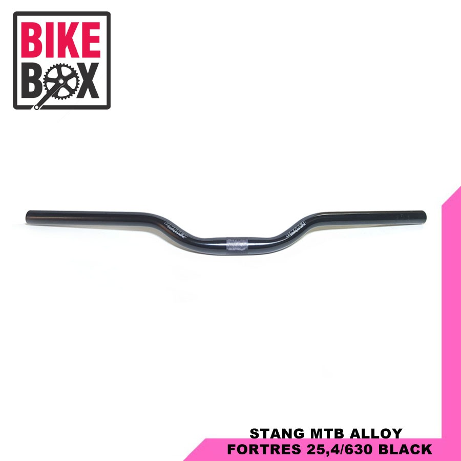 HANDLEBAR STANG SEPEDA MTB ALLOY FORTRES UNITED HITAM