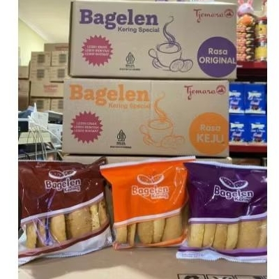 

ROTI BAGELAN KEJU SUSU/BAGELAN COKLAT 1DUS ISI 10x60