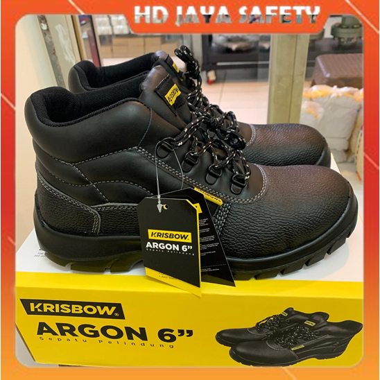 Sepatu Safety Krisbow ARGON 6 - Safety Shoes Krisbow Argon 6'' Berkualitas