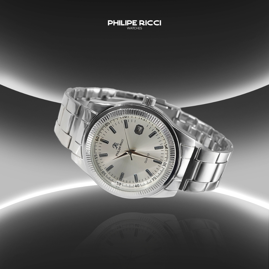 Jam Tangan Pria Rantai Hitam Simple Keren Terbaru 100% Ori 8060E Men Watches Free Box