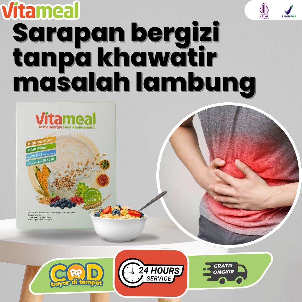 

Vitameal Sereal Alami Penurun Gula Darah Tinggi Ampuh Cegah Diabetes dan Menjaga Metabolisme