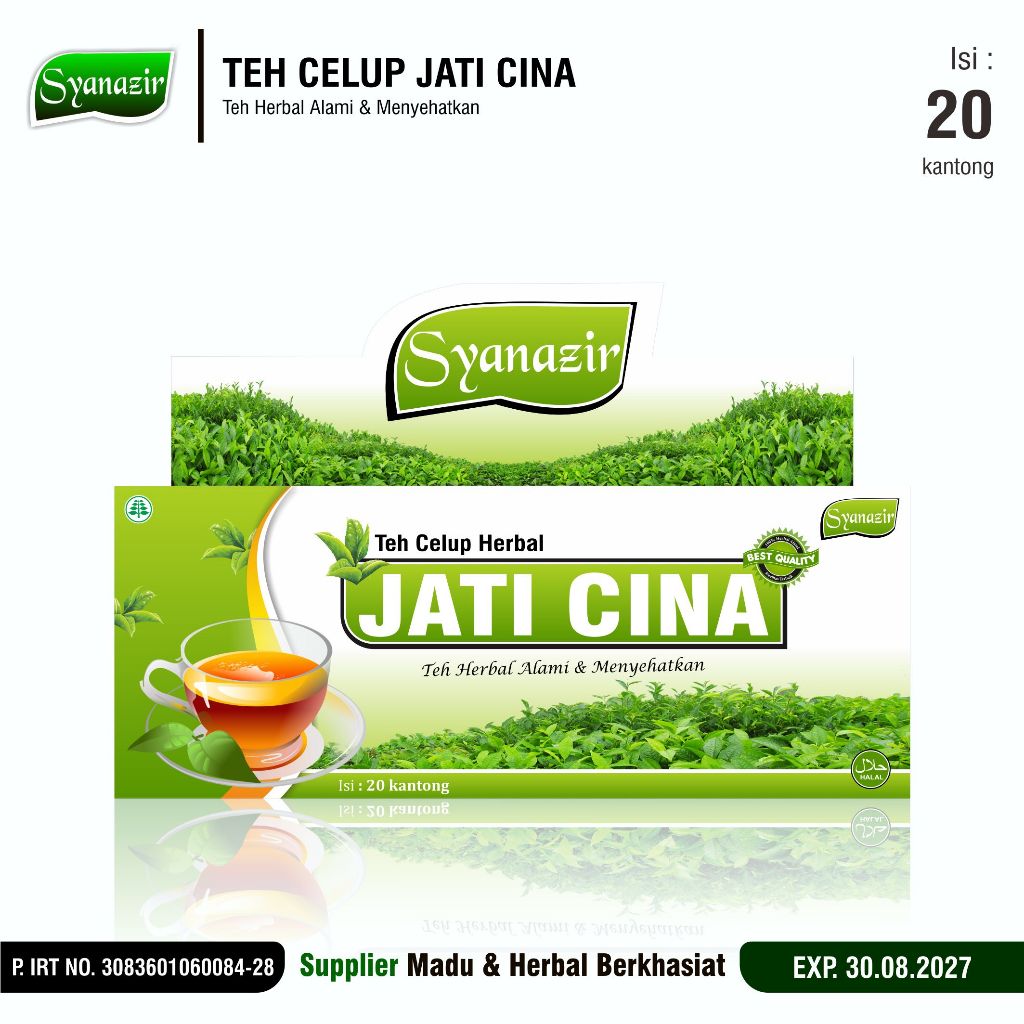 

TEH CELUP JATI CINA SYANZIR 20 kantong | Membantu menurunkan berat badan | Exp. 08.2027