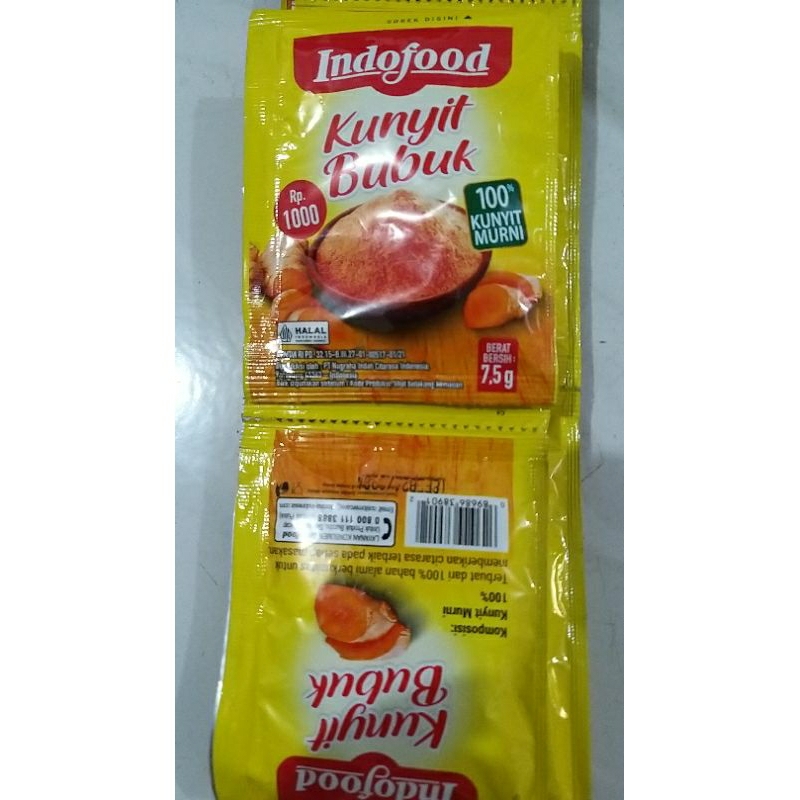 

Indofood Kunyit Bubuk 7.5gr x 12 pcs