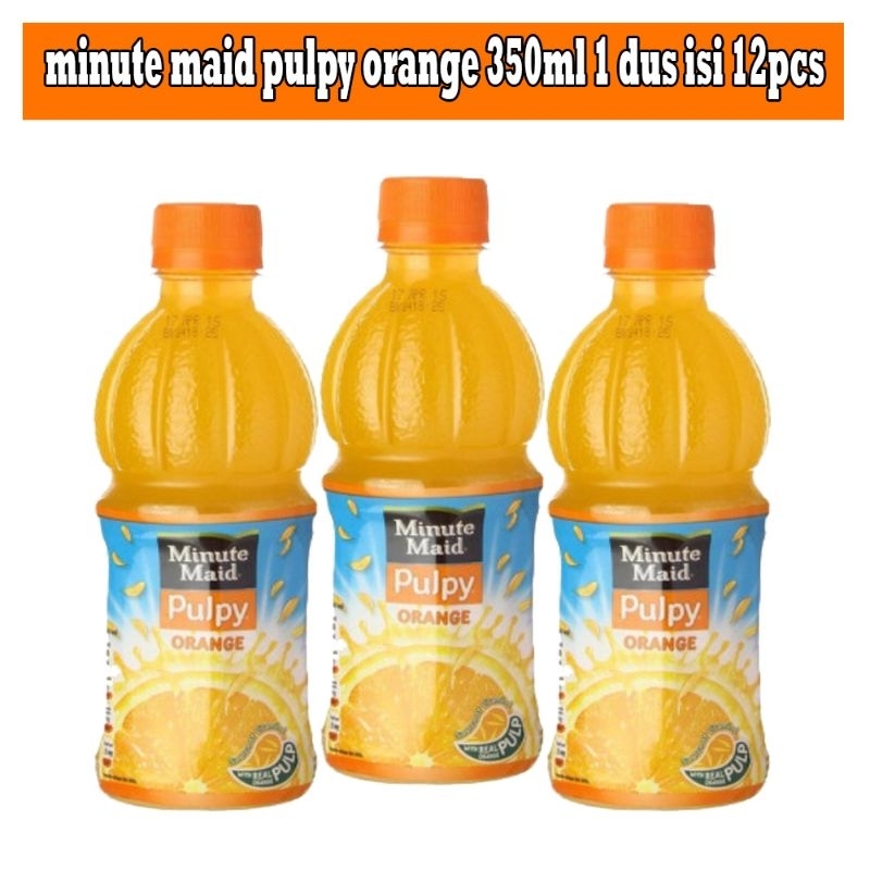 

RB22 minute maid pulpy orange 300 ml 1 dus isi 12 btl