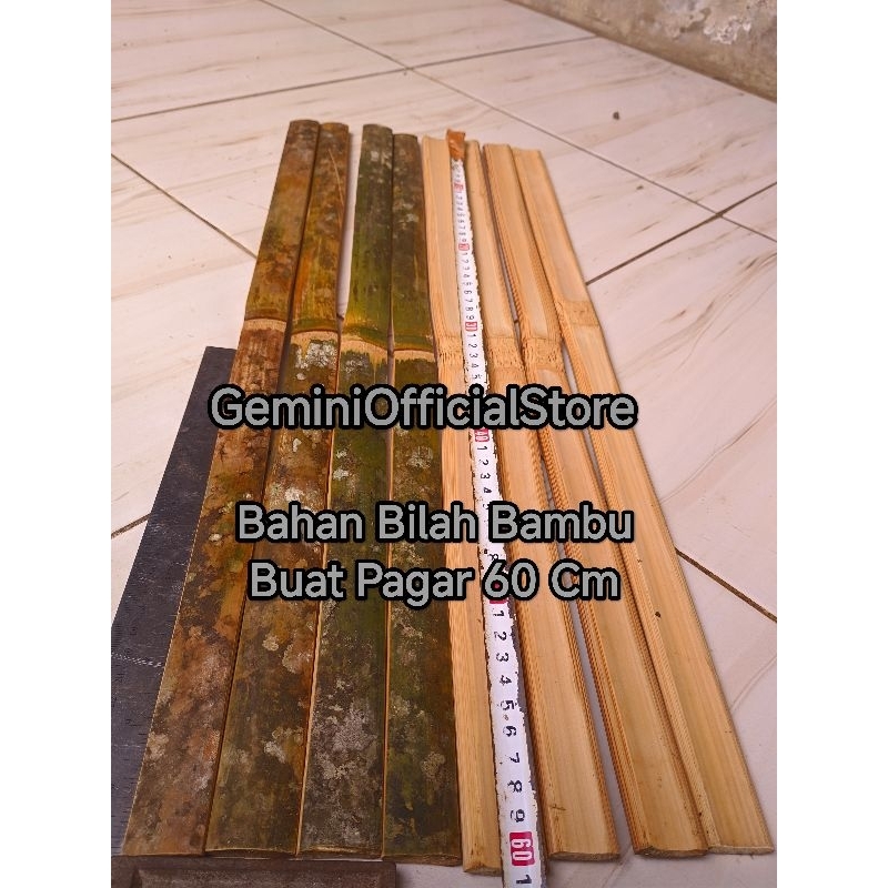 Bambu Untuk Pagar Hiasan / Bahan Bambu Bilah Untuk Pagar Murah