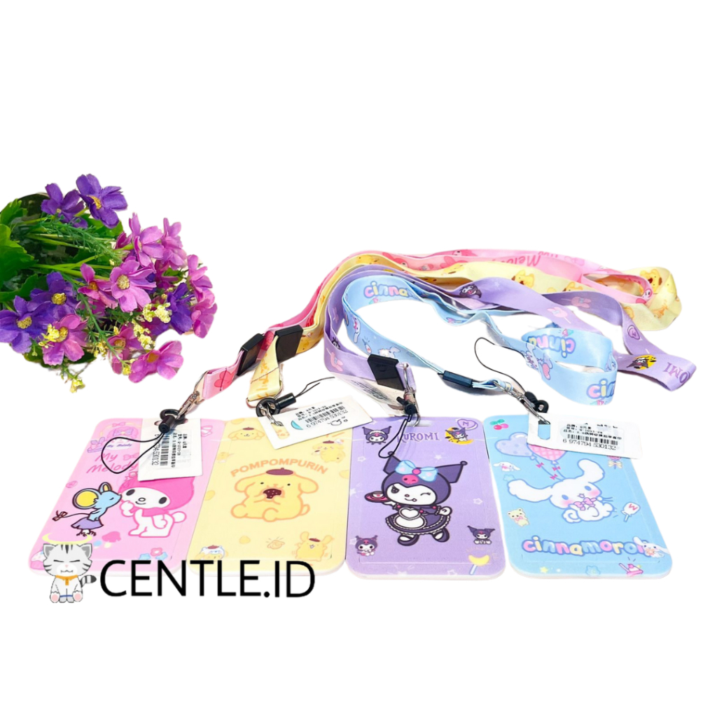 

LANYARD SANRIO TALI PANJANG MN-1473 GEMAS | CARD HOLDER TEMPAT KARTU FLAZZ LUCU MURAH TERJANGKAU