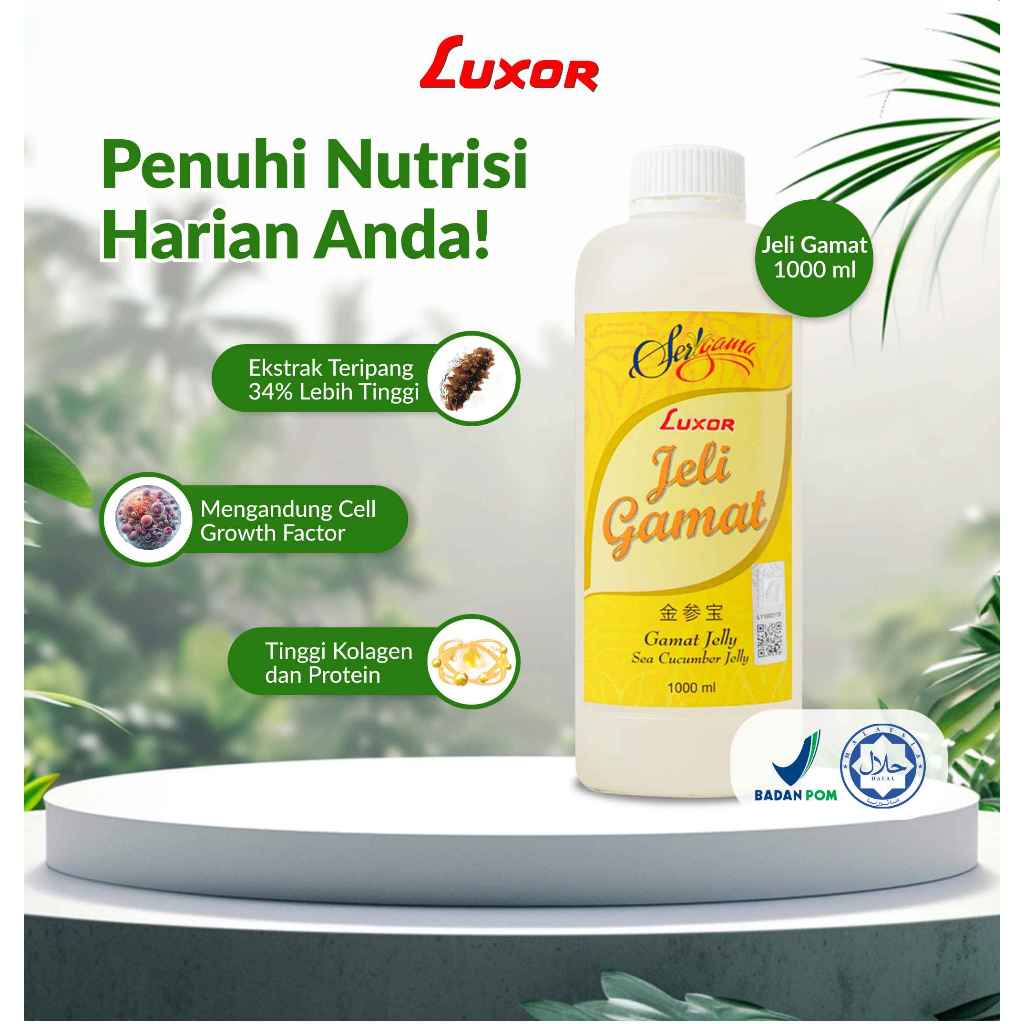 Jeli Gamat LUXOR Jeli Gamat 1000 ml | JELLY GAMAT CAIR LUXOR 1 LITER jelly gamat 1000ml original - t