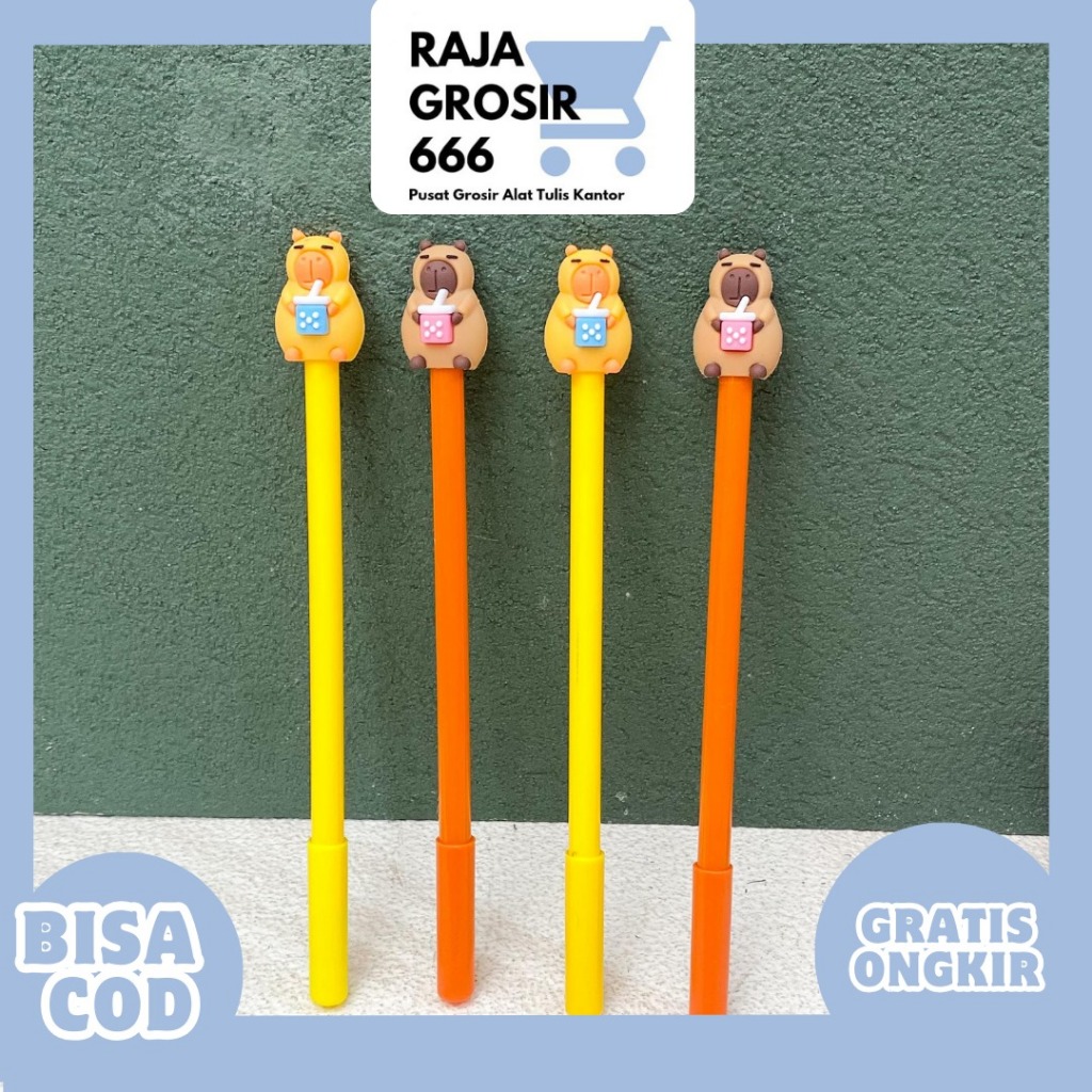 

PULPEN GEL CAPYBARA FULLBODY PGK-1545 PENA KAPIBARA CAPYBARRA KAPIBARA LUCU IMUT KADO UNIK KOREA AESTHETIC COD