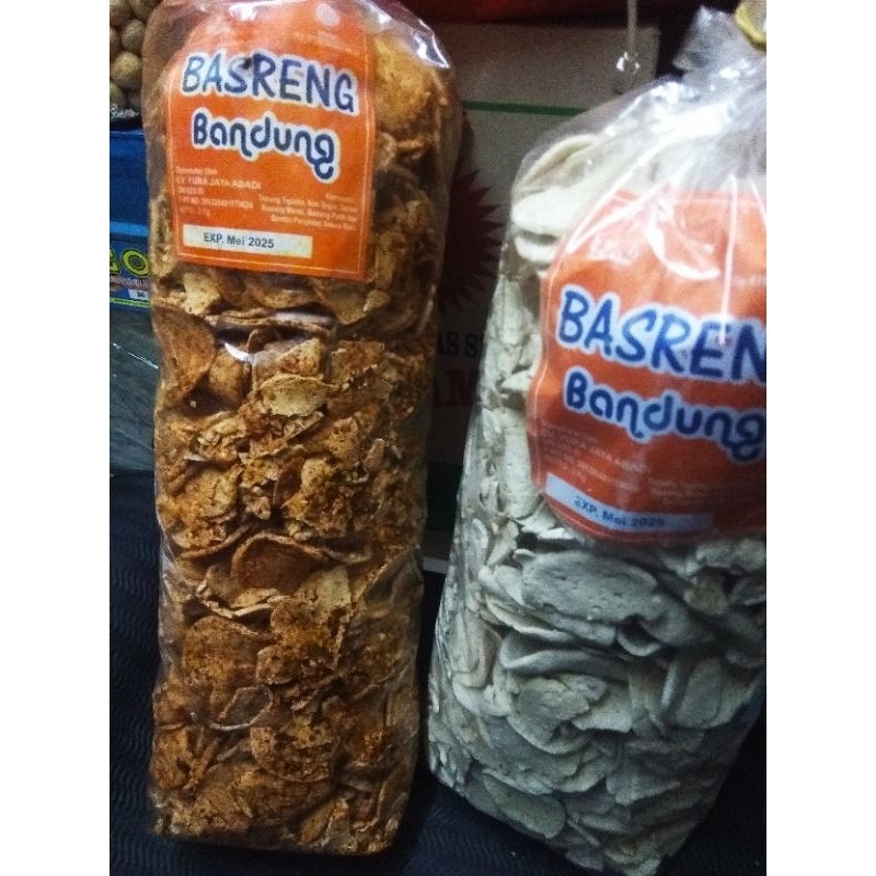 

Basreng Bandung Original dan Pedas Daun Jeruk