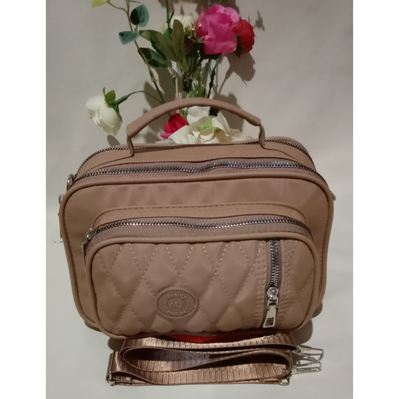 OZBI1103Tas Selempang Bahu Wanita Bordir 4 RuangTas viralTas Kekinian