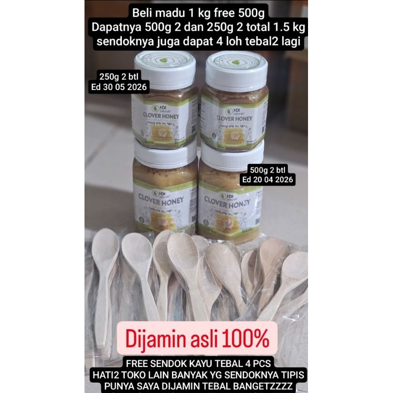 

PROMO BELI 1 GRATIS 1 BOTOL MADU HDI