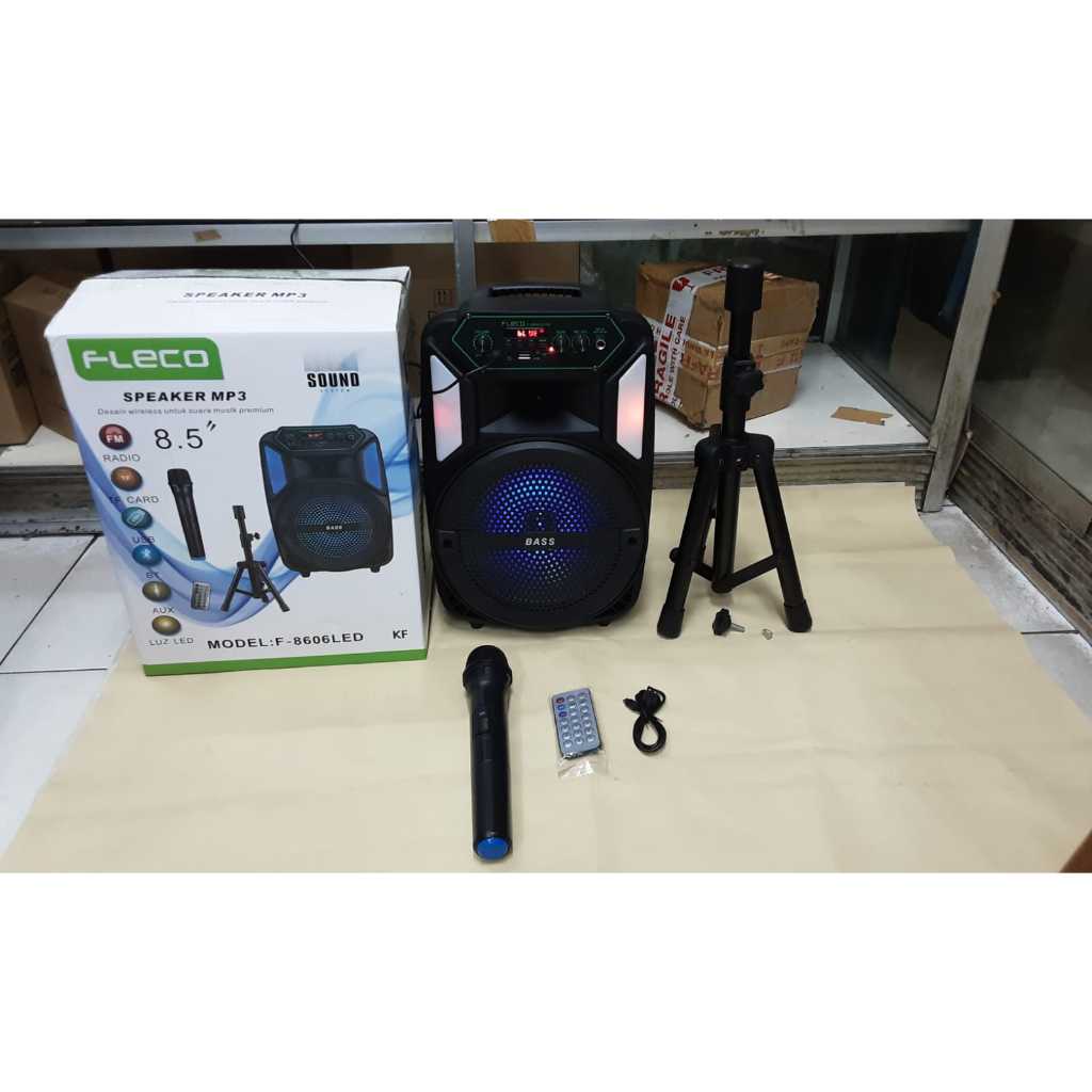 speaker bluetooth FLECO f 8606 LED KF