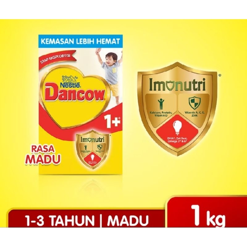 

susu dancow 1+ rasa madu 1kg