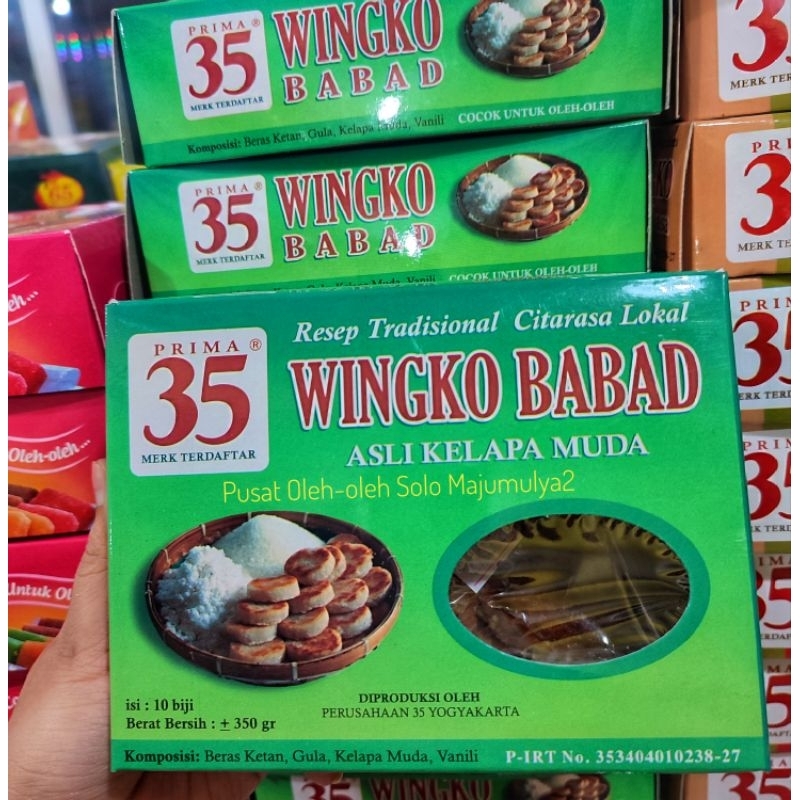 

Wingko Babad Kelapa Muda 35 Isi 10 Pcs