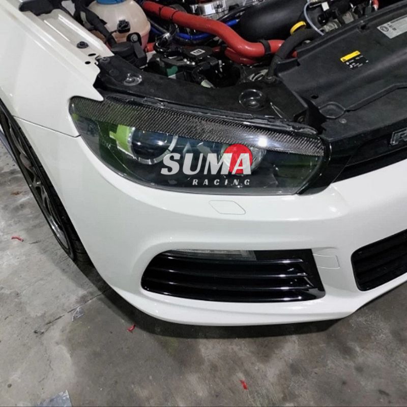 COVER HEADLAMP ALIS LAMPU VW SCIROCCO CARBON KEVLAR