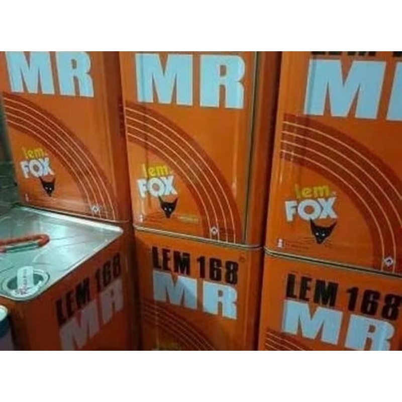 Lem Fox 168 MR ( Lem Kuning 10 kg ) Best For Edging HPL