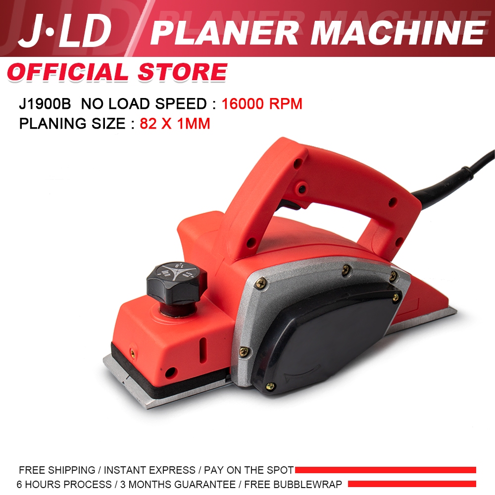 JLD Alat Mesin Ketam Serut Kayu Planer Machine J1900B 82mm 520W
