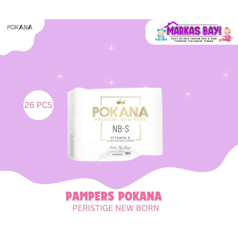 Pampers Pokana Prestige new born 26 pcs
