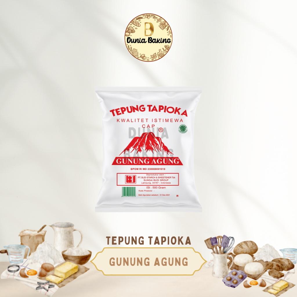 

Tepung Tapioka Gunung Agung 500gr