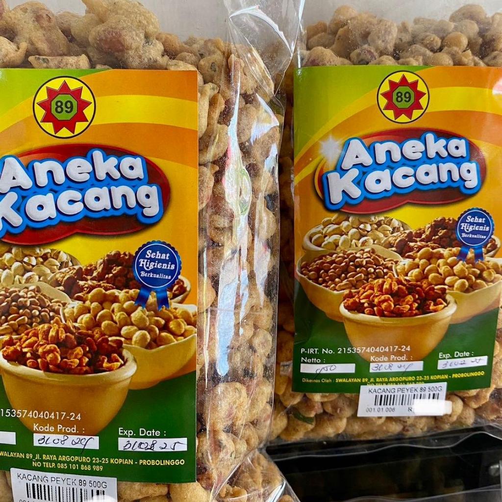 

450 GR KACANG PEYEK ASIN GURIH SNACK CAMILAN 89