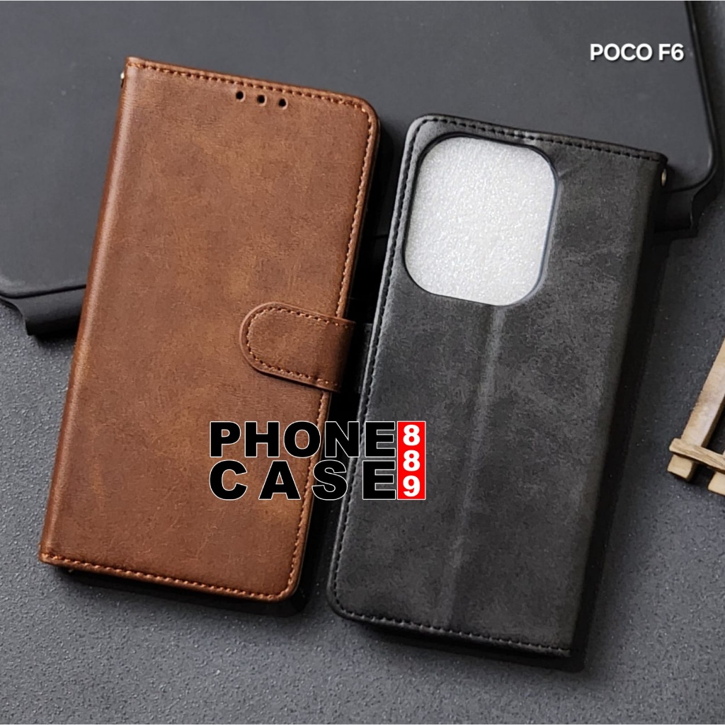 TECNO POVA 6 TECNO POVA 6 PRO LEATHER FLIP CASE DOMPET TECNO POVA 6 TECNO POVA 6 PRO