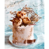

CAKE BIRTHDAY / WEDDING ELEGANT SIMPLE CUSTOM
