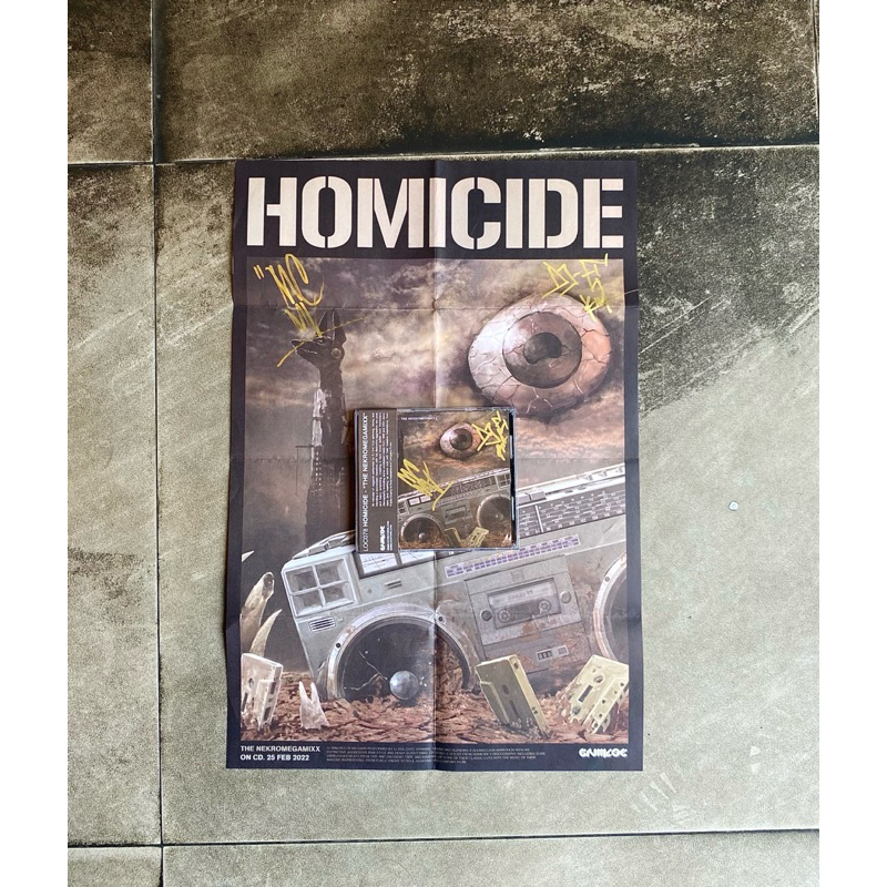 CD & POSTER HOMICIDE  “HOMICIDE NEKROMEGAMIXX”