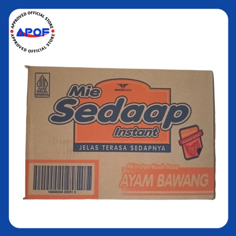 

Mie sedaap rasa ayam bawang 1 dus isi 40 pcs