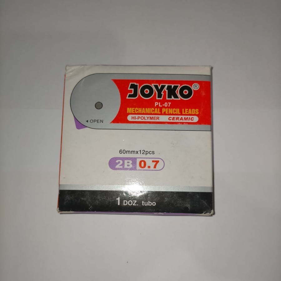 

Pencil Lead / Isi Pensil Mekanik Joyko PL-07 / 2B / 0.7 mm PER PACK
