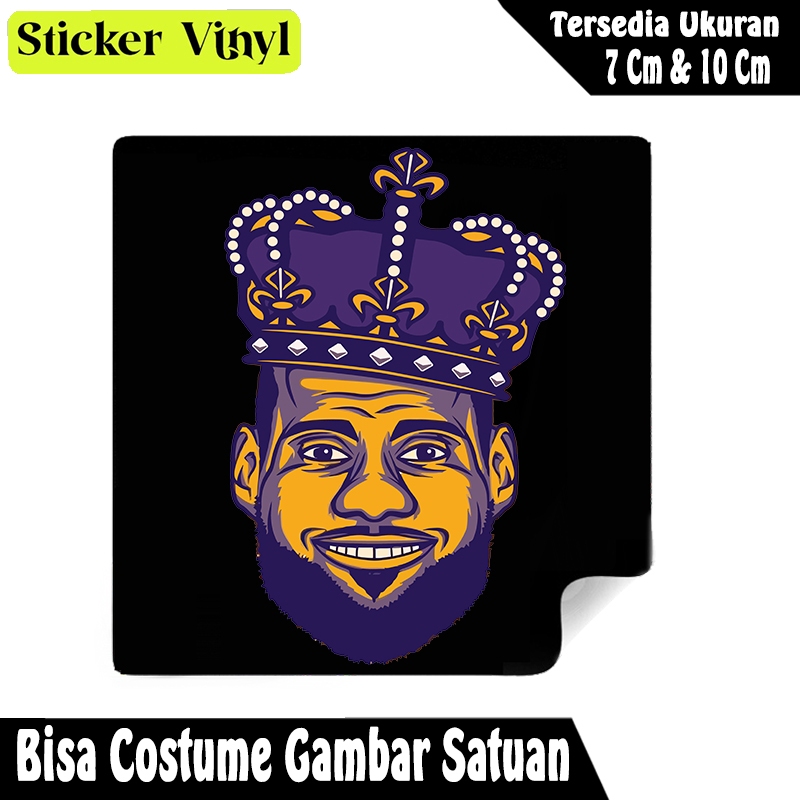 

Radit667 Stiker Sticker Pemain Basket King Lebron James Bahan Vynil Tahan Air Bisa Custom Gambar