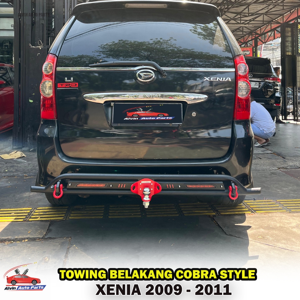 TOWING BELAKANG AVANZA XENIA 2009 - 2012 COBRA STYLE / PENGAMAN BUMPER BELAKANG AVANZA XENIA