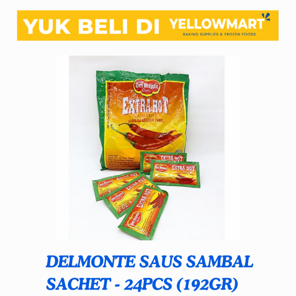 

Del Monte Saus Sachet Saus Sambal isi 24sachet - 192gr