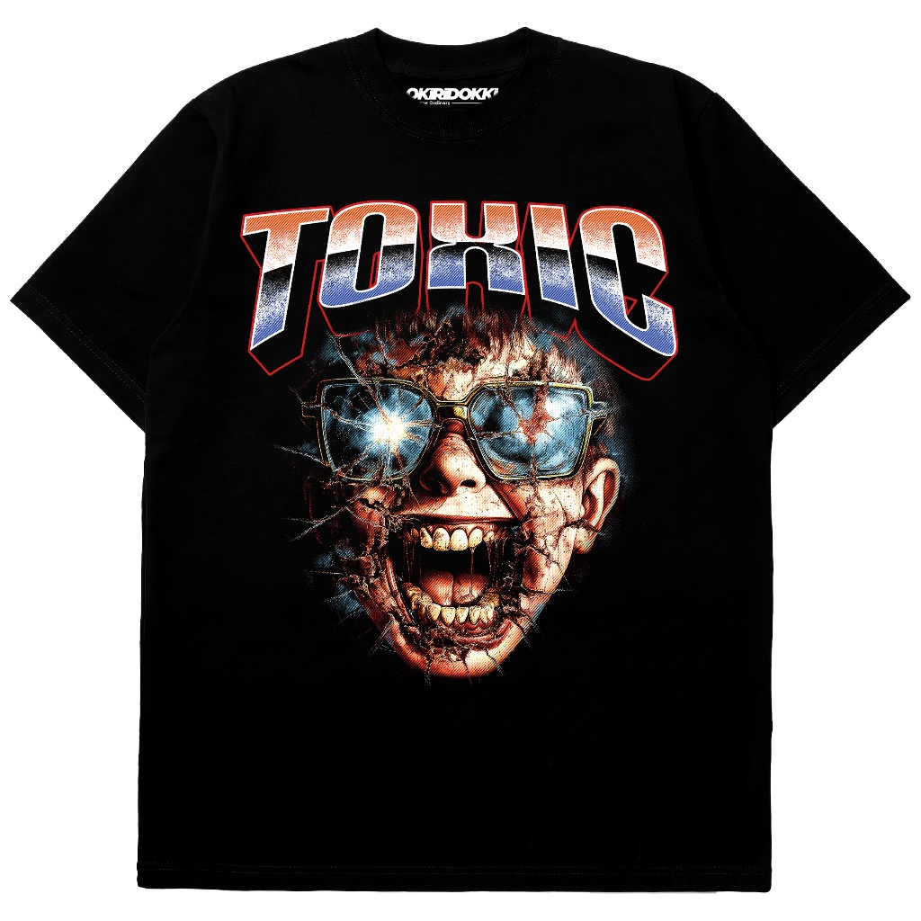 Tshirt Kaos Pria Wanita Distro Streetwear - Toxic