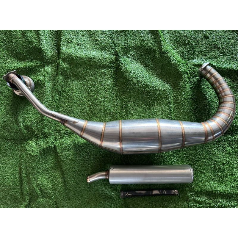 Knalpot Ninja RR R SS 2TAK Stainless Original Racing Cobra Stainless Pekajaman Creampie