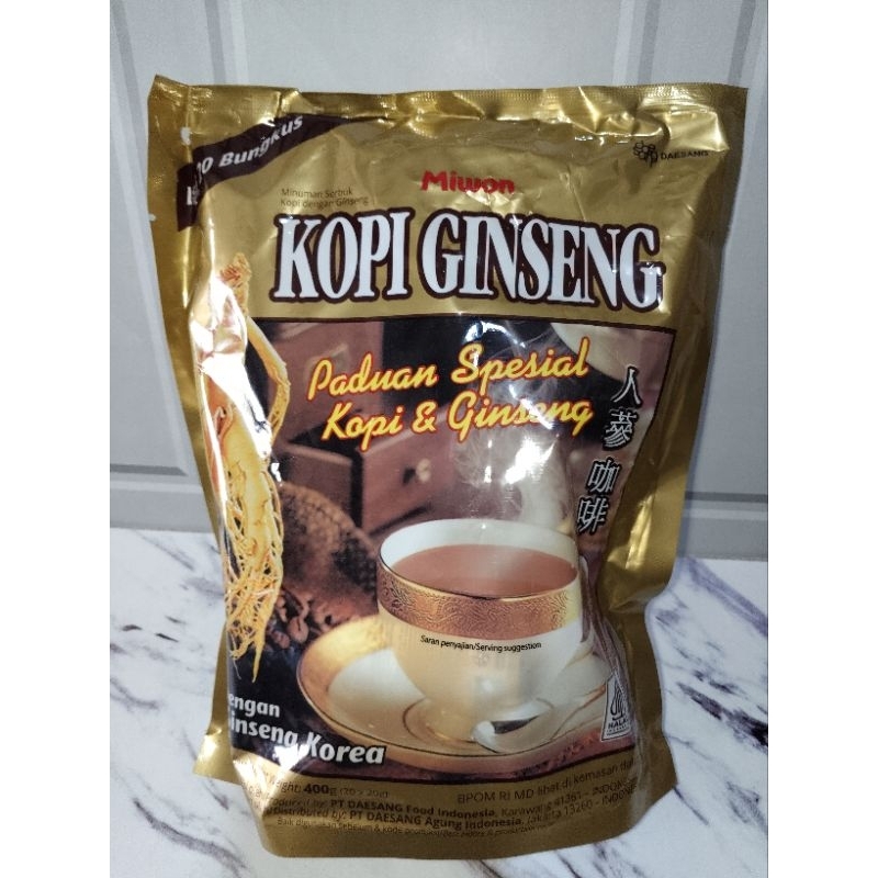 

Kopi Ginseng Miwon 20 sachet