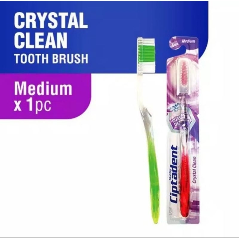 Ciptadent sikat gigi crystal clean medium