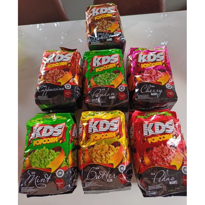 KDS Popcorn berbagai varian 130gr