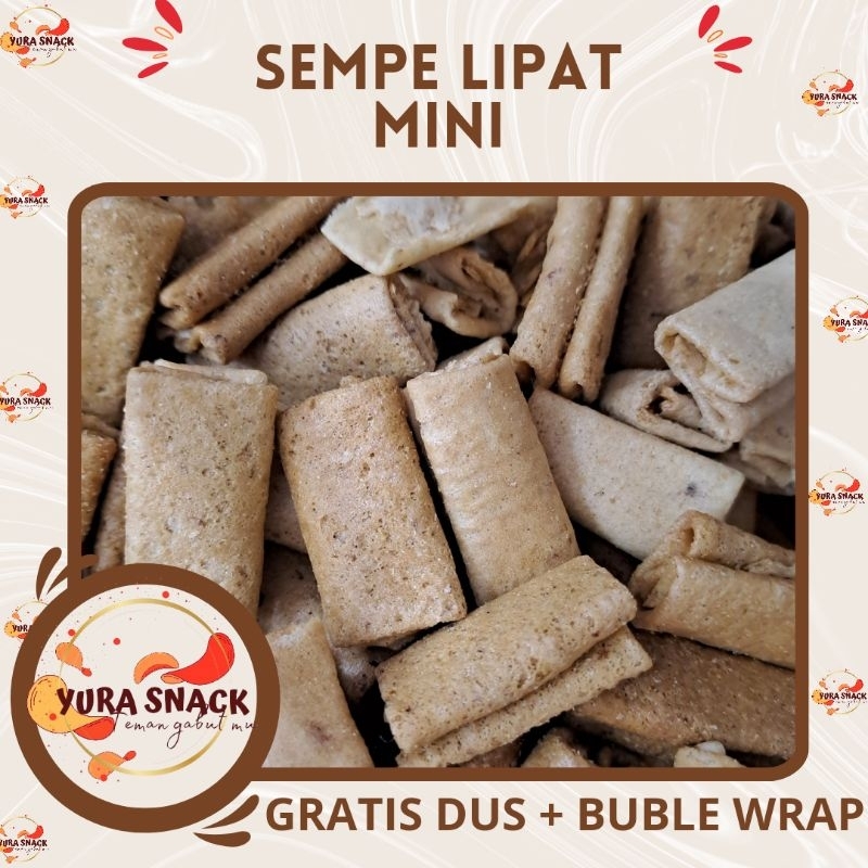 

Kue Sempe Lipat Mini Kemasan 250 gr 500 gr 1000gr