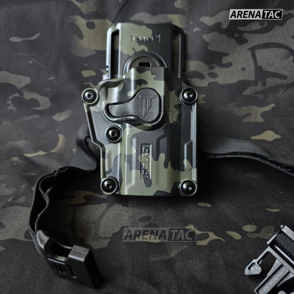 Arenatac - Holster Megafit CYTAC Multicamblack Universal / Holster Cytact MCBlack Original / Holster