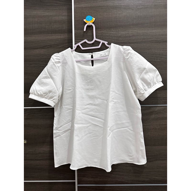 [preloved] Blouse lengan pendek balon by Buru&Judy
